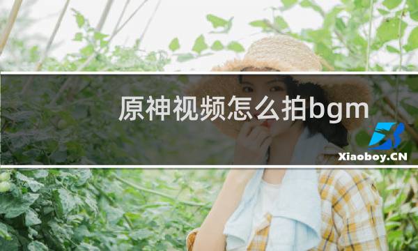 原神视频怎么拍bgm