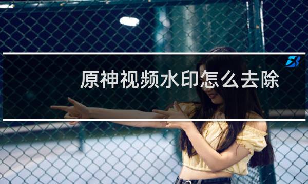 原神视频水印怎么去除