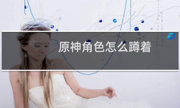 原神角色怎么蹲着