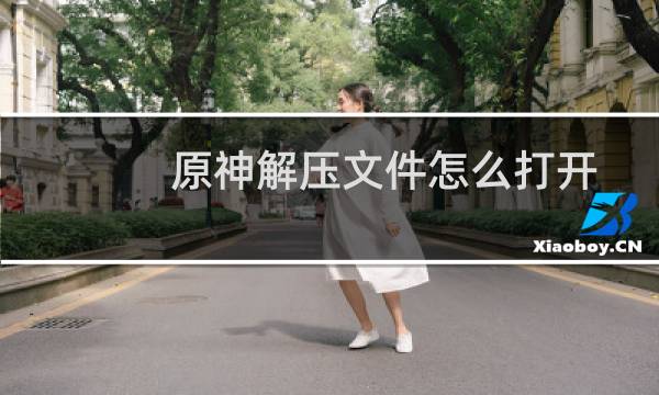 原神解压文件怎么打开