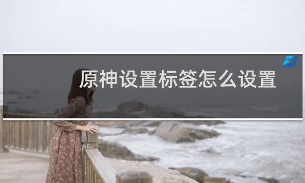 原神设置标签怎么设置