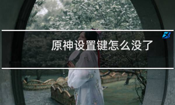 原神设置键怎么没了