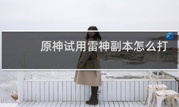 原神试用雷神副本怎么打