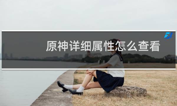 原神详细属性怎么查看