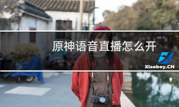 原神语音直播怎么开