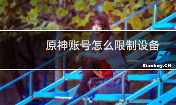 原神账号怎么限制设备