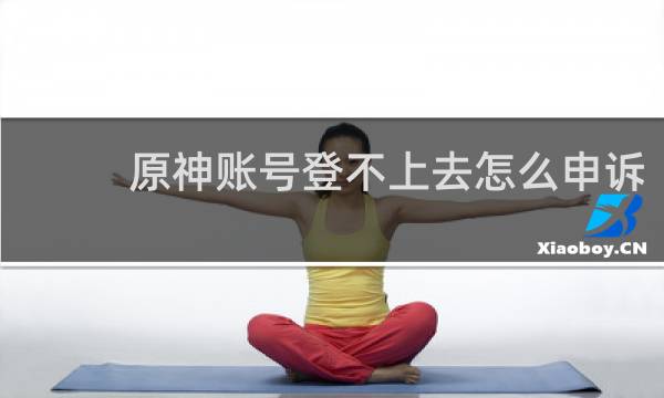 原神账号登不上去怎么申诉