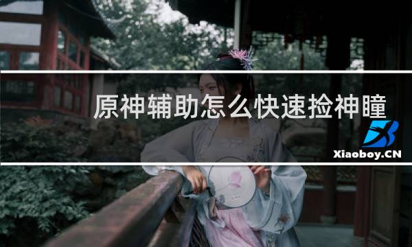 原神辅助怎么快速捡神瞳