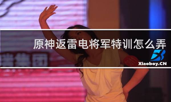 原神返雷电将军特训怎么弄