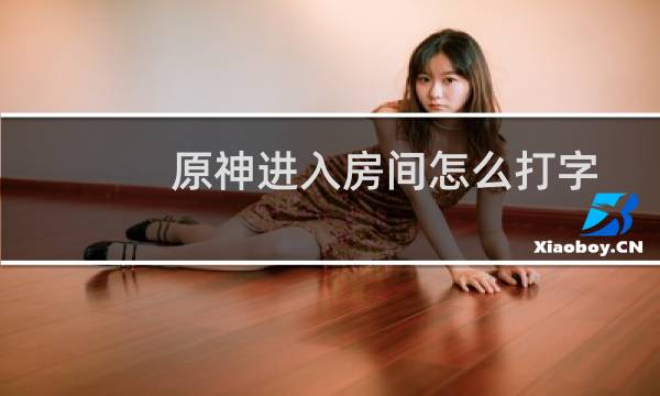 原神进入房间怎么打字