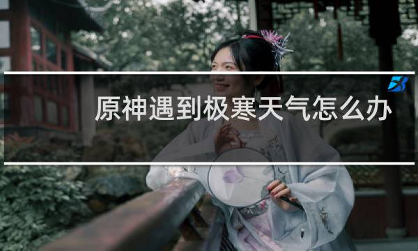 原神遇到极寒天气怎么办