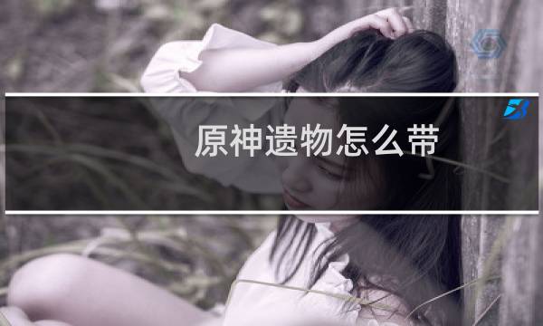 原神遗物怎么带