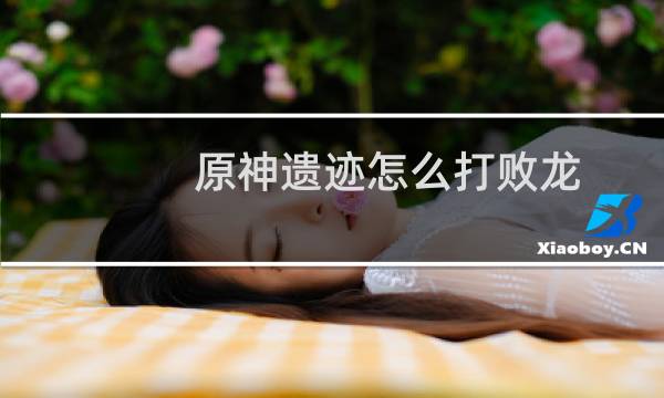 原神遗迹怎么打败龙