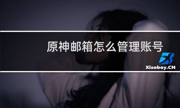原神邮箱怎么管理账号