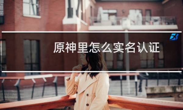 原神里怎么实名认证