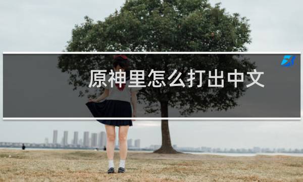 原神里怎么打出中文