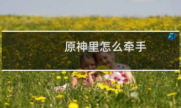 原神里怎么牵手
