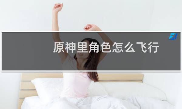 原神里角色怎么飞行