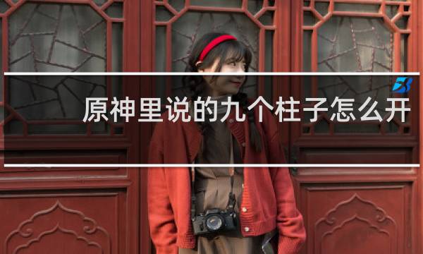 原神里说的九个柱子怎么开