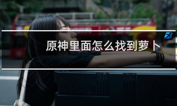 原神里面怎么找到萝卜
