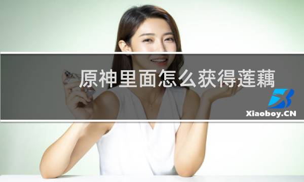原神里面怎么获得莲藕