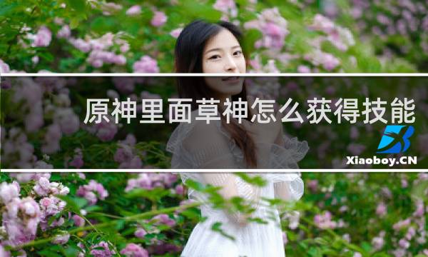 原神里面草神怎么获得技能