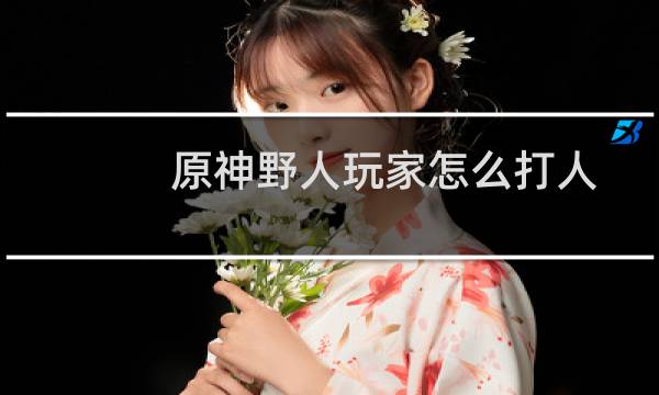 原神野人玩家怎么打人