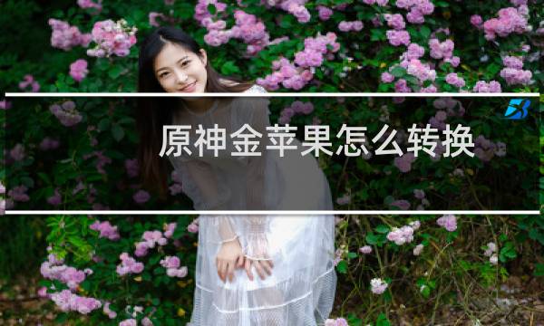 原神金苹果怎么转换