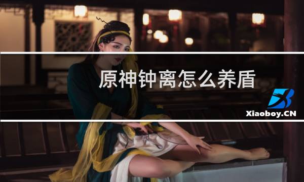 原神钟离怎么养盾