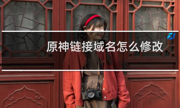 原神链接域名怎么修改