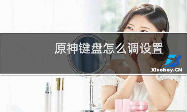 原神键盘怎么调设置