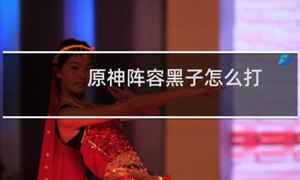 原神阵容黑子怎么打