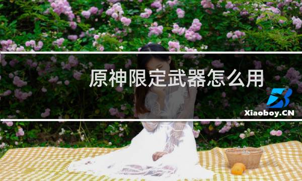 原神限定武器怎么用