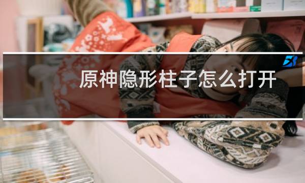 原神隐形柱子怎么打开