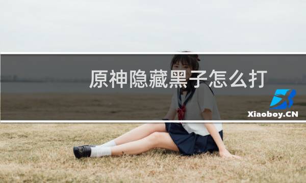 原神隐藏黑子怎么打