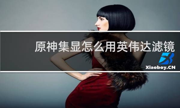 原神集显怎么用英伟达滤镜