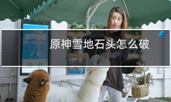 原神雪地石头怎么破