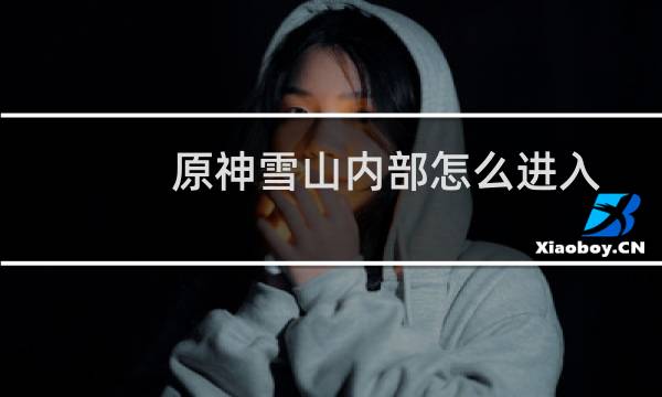 原神雪山内部怎么进入