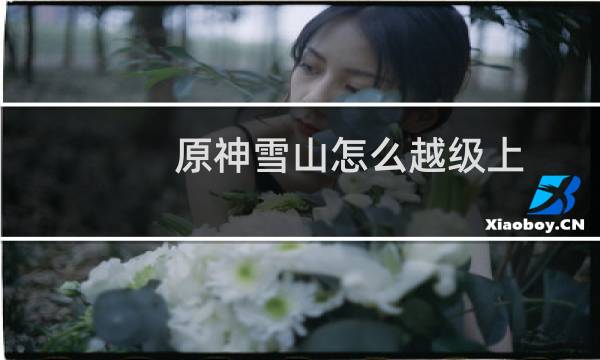 原神雪山怎么越级上
