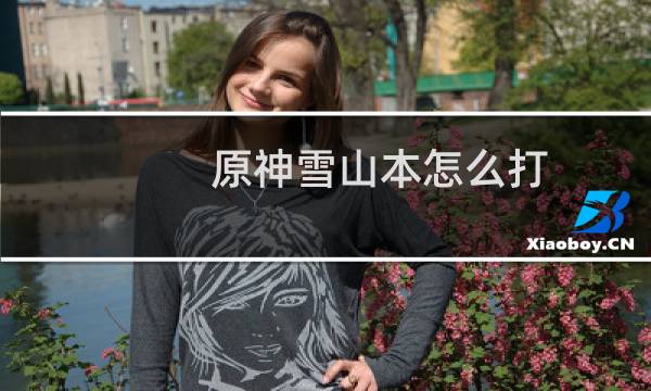 原神雪山本怎么打