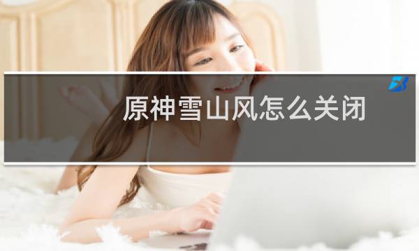 原神雪山风怎么关闭