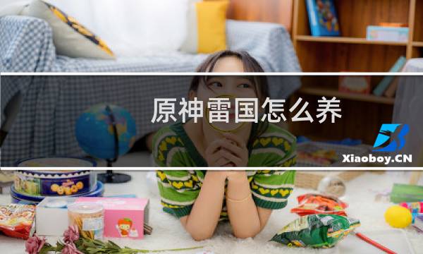 原神雷国怎么养