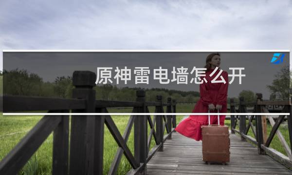 原神雷电墙怎么开