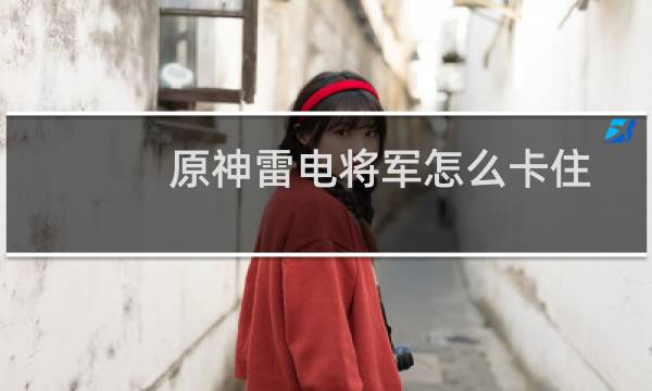 原神雷电将军怎么卡住