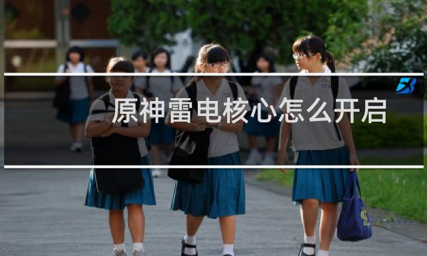 原神雷电核心怎么开启