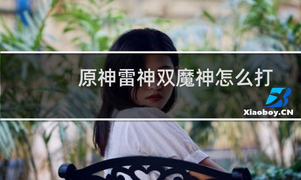 原神雷神双魔神怎么打