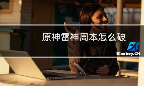 原神雷神周本怎么破