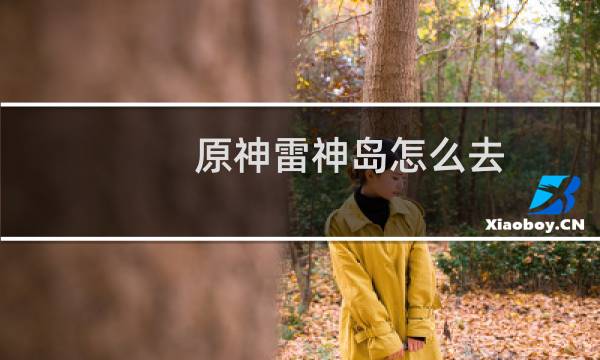 原神雷神岛怎么去