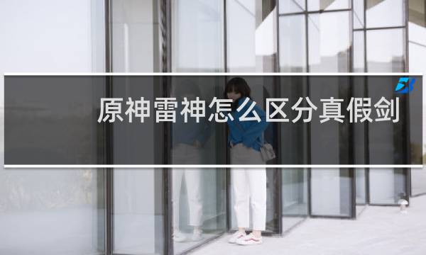 原神雷神怎么区分真假剑