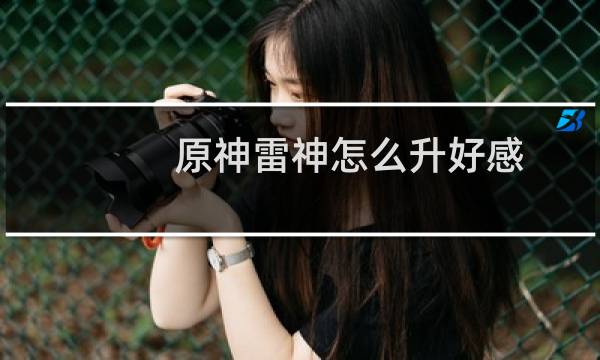 原神雷神怎么升好感